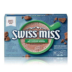 XCX~X ~N`R[g Y zbgRRA~bNXA0.73IX 8JEg(12) Swiss Miss Milk Chocolate Flavor No Sugar Added Hot Cocoa Mix, 0.73 oz. 8-Count (Pack of 12)