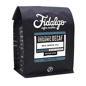 I[KjbN fJtF uhASA12IX 6 P[X Fidalgo Coffee Organic Decaf Blend, Whole Bean, 12oz case of 6