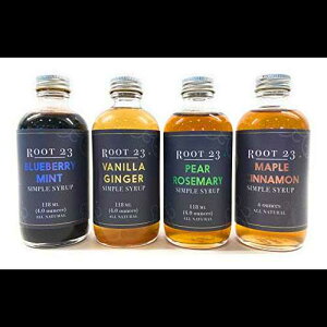 ROOT 23 GNNeBbN JNe ~LT[ Zbg I 4 IX {g (4 pbN) I A\[g t[o[ ROOT 23 Eclectic Cocktail Mixer Set I 4 oz bottles (4-Pack) I Assorted Flavors