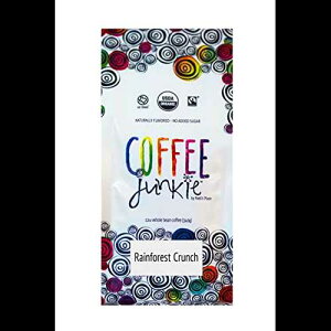 R[q[WL[ CtHXg N` VR̃I[KjbN R[q[ - 12 IX - JtFC -  Coffee Junkie Rainforest Crunch Naturally Flavored Organic Coffee Beans - 12 oz - Decaf - Gr