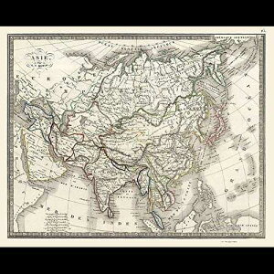 Posterazzi PDXITAS0142SMALL Asia 1839 Monin Poster Print, 24 x 18, Multicolor