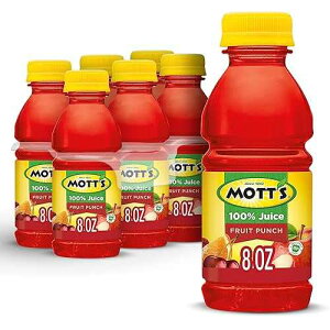 bc 100% t[c|`W[XA8 tʃIX̃{gA6 pbN Mott's 100% Fruit Punch Juice, 8 fl oz bottles, 6 pack
