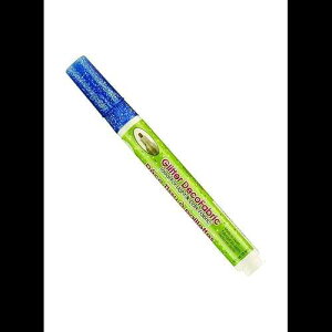 E`_ }[r[fR t@ubN׎`bv Ob^[t@ubN}[J[ u[ 222-C-G3 Uchida 222-C-G3 Marvy Deco Fabric Fine Point Tip Glitter Fabric Marker, Blue