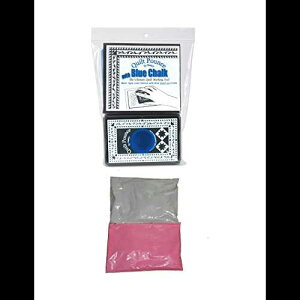 nV[AeBbgLgpEXpbhA`[NpE_[tA4IXu[A4IXzCgA4IXsN Hancy Ultimate Quilt Pounce Pad With Chalk Powder, 4 Ounces Blue, 4 Ounces White, and 4 Ou