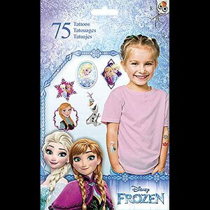 gh C^[iVi fBYj[ AiƐ̏ X^_[h ^gD[ 75 JEg obO Trends International Disney Frozen Standard Tattoo 75 Count Bag