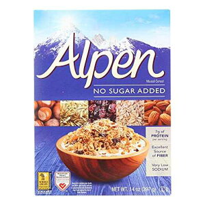 Alpen YVAA14 IXA12 pbN Alpen No Sugar Added Cereal, 14 Ounce, Pack of 12
