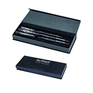 _ B` uV 4250DV ʃuV ZbgANC TCY 2AXg TCY 10AI[o TCY 12AubNAe 3 { da Vinci Brushes 4250DV Watercolor Brush Set, Quill Size 2, Slant Size 10, Oval Size 12, 