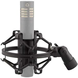 LYRCRO Microphone Shock Mount for 21mm-23mm Small Diameter Size Instrument Condenser Mic or Shotgun Mic like Rode NTG-1 NTG-2