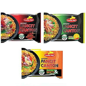(30 pbN) bL[ ~[ pVbg Jg oGeB k[h - `}VAXC[g XpCV[Azbg `̊e 10  Unknown (Pack of 30) Lucky Me Pancit Canton Variety Noodles - 10 of each Chilim