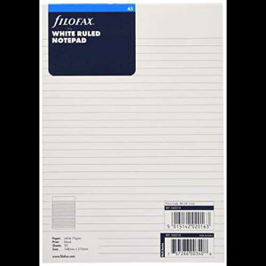 t@Ct@bNX VXe蒠 tB A5  r zCg KAi 342210 Filofax 342210 Personal Organizer, Refill, A5, Memo, Ruled, White, Genuine Import