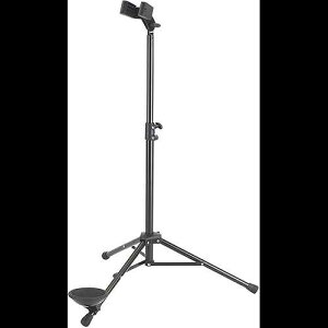 K&M K nig & Meyer Bassoon Stand 15010.011.55 Stable Secure Adjustable/Folding Stand For Bass Clarinet & Eb Alto Lightweight & Compact Tripod Base Felt Support Arms Made in Germany Black