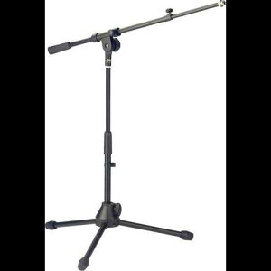 Stagg MIS-2004BK [vt@CLku[}CNX^h Stagg MIS-2004BK Low Profile Telescopic Boom Microphone Stand