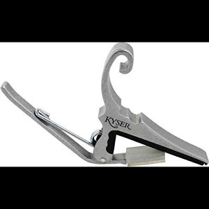 Kyser NVbNM^[pNCbN`FWJ|^XgAVo[AKGCS Kyser Quick-Change Capo for classical guitars, Silver, KGCS