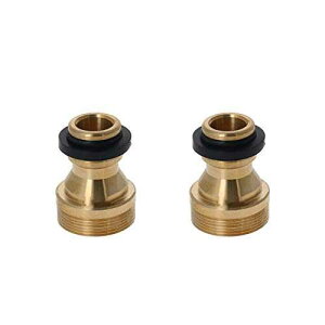 Othmro EH[^[z[X NCbNRlN^ ֌^bvA_v^[ lWTCY 22mm F 2 Othmro Water Hose Quick Connectors Faucet Tap Adapters Thread Size 22mm Copper Color 2pcs