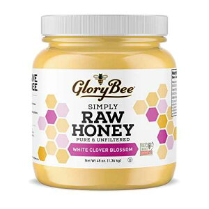 GloryBee ^iYVcNTIA100% AVRAh߁Äꕔ̓~co`~߂Ɋt܂AčAƑocAÖƈA3 |hA48 IX GloryBee Raw Mont