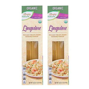 Simply Nature USDA I[KjbN fZi `qg݊ (I[KjbN OClA2 pbN) Simply Nature USDA Organic Durum Wheat Semolina NON-Gmo (Organic Linguine, 2 Pack)