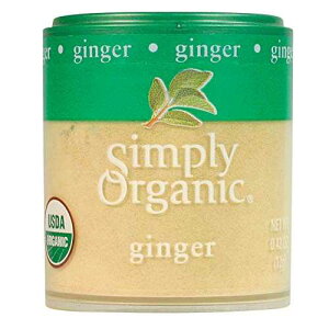 Simply Organic ԂI̍AI[KjbNF 0.42IX 6pbN WWxEItBVi[EXR[ Simply Organic Ground Ginger Root, Certified Organic 0.42 oz Pack of 6 Zingiber officinale Ros