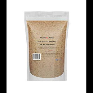 4 IX uE m m IK 3 b `qg݊ Oet[ 4IX̃Z~XEfEiTEGE|{ Aroma Depot 4oz Ground Brown Flaxseed Flax Seed Powder Omega-3 Fa