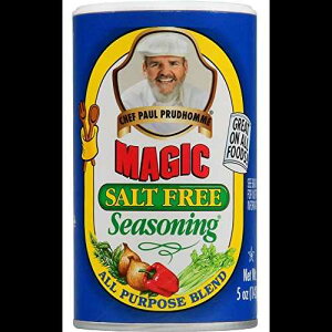 |[EvhVFt̃}WbNV[YjOuh ~ }WbN\gt[V[YjOA5IXLjX^[ Chef Paul Prudhomme's Magic Seasoning Blends ~ Magic Salt Free Seasoning, 5-Ounce Canister