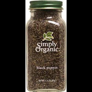 Vv[ I[KjbN ybp[ ubN ~fBA OCh I[KjbN 2.31 IX {g - 3PC Simply Organic Pepper Black Medium Grind ORGANIC 2.31 oz. Bottle - 3PC