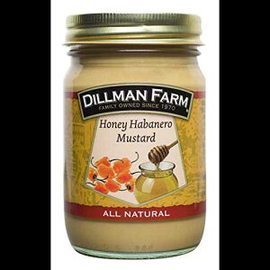 fB}t@[ nol}X^[hA13IX (6pbN) Dillman Farm Honey Habanero Mustard, 13oz (Pack of 6)
