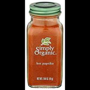 Simply Organic, Paprika Hot, 2.86 Ounce