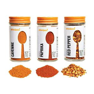 Allrecipes zbgXpCX (JCGkAX[NpvJANbVbhybp[) KXrAӂ肩p̎O\ȃVt^[LbvtA3Zbg Allrecipes Hot Spices (Cayenne, 