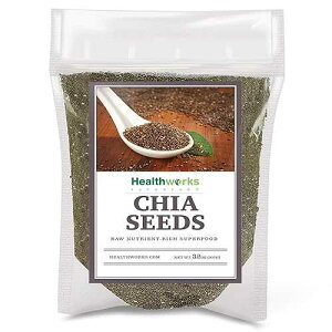 Healthworks Superfoods Raw Chia Seeds - 32 Oz / 2 Lbs - Premium & All-Natural - Contains Omega 3, Fiber & Protein - Great with Shakes, Smoothies & Oatmeal Healthworks Superfoods Raw Chia Seeds - 32 Oz / 2 Lbs -