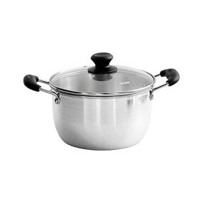 Imusa Caldero Aluminum Pot, 8 quart, Silver