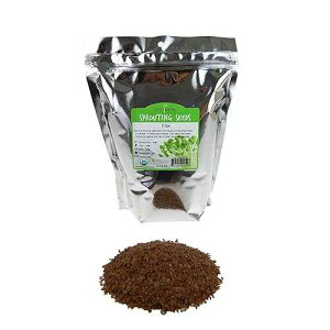Organic Brown Flax Seeds - 2.5 Lb Resealable Bag - Canadian Flaxseeds - Flax Seed for Sprouting, Grinding, Omega Oils, Baking Handy Pantry Organic Brown Flax Seeds - 2.5 Lb Resealable Bag - Canadian Flaxseeds - Flax