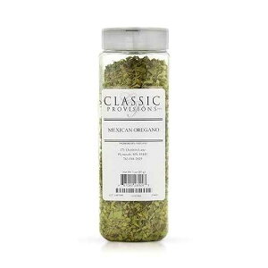 Classic Provisions Spices, Mexican Oregano Dried Whole Leaves - 3oz Shaker - Rich in Flavor for Snacks, Chicken, Salsa, Guacamole, and More Classic Provisions Spices, Mexican Oregano Dried Whole Leaves 3oz Shaker Rich