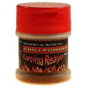 Extremely Hot Red Carolina Reaper Pepper Powder by Magic Plant / Fine Ground Reaper Chili / All Natural - Fair Trade - No Additives (1/2 Oz)