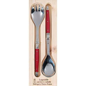 Jean Dubost �n���h���t���T���_�T�[�o�[ JD97018.RED�A Jean Dubost JD97018.RED Salad Servers With With Handles,