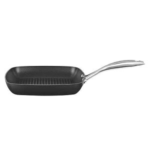 Scanpan Pro IQ 10.5�h Square Grill Pan - Easy-to-Use Nonstick Cookware - Dishwasher, Metal Utensil & Oven Safe - Made by Hand in Denmark