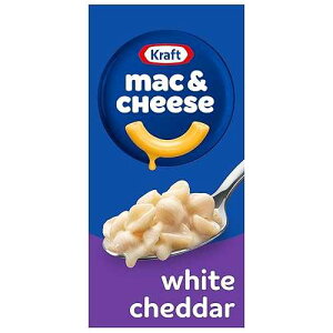 ???? ??? ?? ???? & ?? ??, ??? ? ?? (207 ?? ??) Kraft Mac & Cheese Kraft White Cheddar Mac & Cheese Macaroni and Cheese Dinner Pasta Shells, 7.3 oz Box