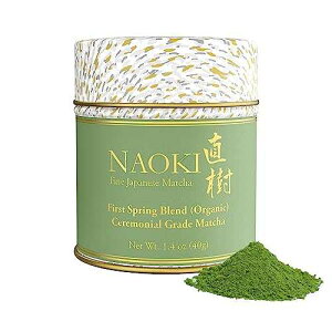 Naoki Matcha Organic Ceremonial First Spring Blend Authentic Japanese First Harvest Ceremonial Grade Matcha Green Tea Powder from Kagoshima, Japan (40g / 1.4oz)