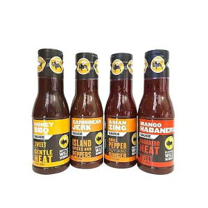 �o�b�t�@���[ ���C���h �E�B���O �\�[�X �A���e�B���b�g �T���v���[ �o���h�� - �n�j�[ BBQ�A�J���r�A�� �W���[�N�A�A�W�A�� �W���O�A�}���S�[ �n�o�l�� (�e 12 �I���X) Buffalo Wild Wings Sauce Ultima