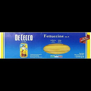 tFbg`[l #6 16IX (20) De Cecco Fettuccine #6 16 Ounces (Case of 20)