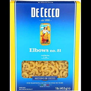 De Cecco PastaAG{[pX^A16IX De Cecco Pasta, Elbows Pasta, 16 oz
