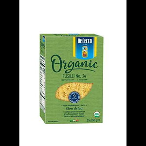 De Cecco PastaAI[KjbN Fusilli No.34A12 IX (12 pbN) - C^AA^pNƓSAuY_CX De Cecco Pasta, Organic Fusilli No.34, 12 OZ (Pack of 12) - Made in Italy, High in Protein & Iron,
