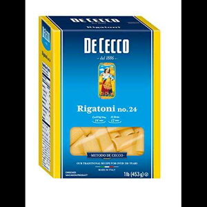 De Cecco Zi pX^AKg[j No.24A1 |h (12 pbN) De Cecco Semolina Pasta, Rigatoni No.24, 1 Pound (Pack of 12)