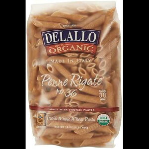 DeLallo I[KjbNSyl Q[g No.36 16IX DeLallo Organic Whole Wheat Penne Rigate No.36 ,16 Ounce