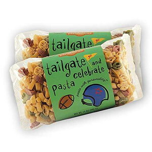 Pastability e[Q[gpX^Aqp̊y`̃tbg{[wbgk[hA`qg݊VRpX^ 14 IX (2 pbN) Pastabilities Tailgate Pasta, Fun Shaped Football & Helmet Nood