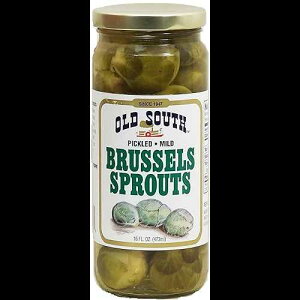 �I�[���h�T�E�X��L���x�c�A�s�N���X�A�}�C���h�A16�I���X�B�K���X�r Old South brussels sprouts, pickled, mild, 16-oz. glass jar