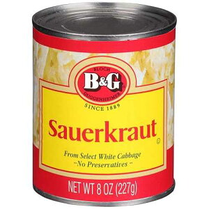 B&G U[NEgA8IX (24pbN) B&G Sauerkraut, 8 Ounce (Pack of 24)