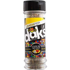 DAK's Spices LEMON PEP - HĂ閳 DAK'S SPICES ALL NATURAL LOOK MA NO SALT! NO MSG DAK's Spices LEMON PEP - Salt Free Seasoning to Enhance Any Meal