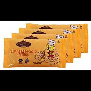 King David r[K o^[XRb` `bvX isgp R[V 250 O obO (4 pbN) King David Vegan Butterscotch Chips Non-dairy Lactose Free Kosher 250-gram Bags (Pack of 4)