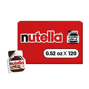 ke `R[g w[[ibc XvbhAHiT[rXpoNA0.52 IX̃VOT[u ~jJbvA120  Nutella Chocolate Hazelnut Spread, Bulk for Food Service, 0.52 oz Single Serve Mini Cups,
