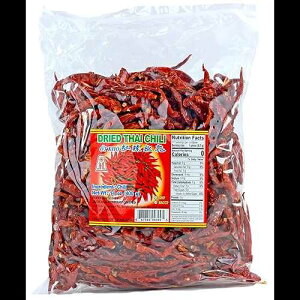 ^CYۂƊhqAh (14IX) Jack Hua Company Limited Thai Whole Dried Chili Peppers, Very Hot (14oz)