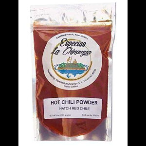 レッドハッチチリパウダー / チリコロラドハッチ 8オンス (ホット) 100% チリ 添加物なし ESPECIAS LA CHINAMPA Red Hatch Chili Powder / Chile Colorado Hatch 8 ounces (HOT) 100% chili NO FILLERS